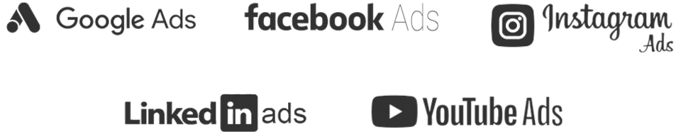 Agencia certificada em Google Ads, Facebook Ads, Instragram Ads, Linkedin Ads, Youtube Ads